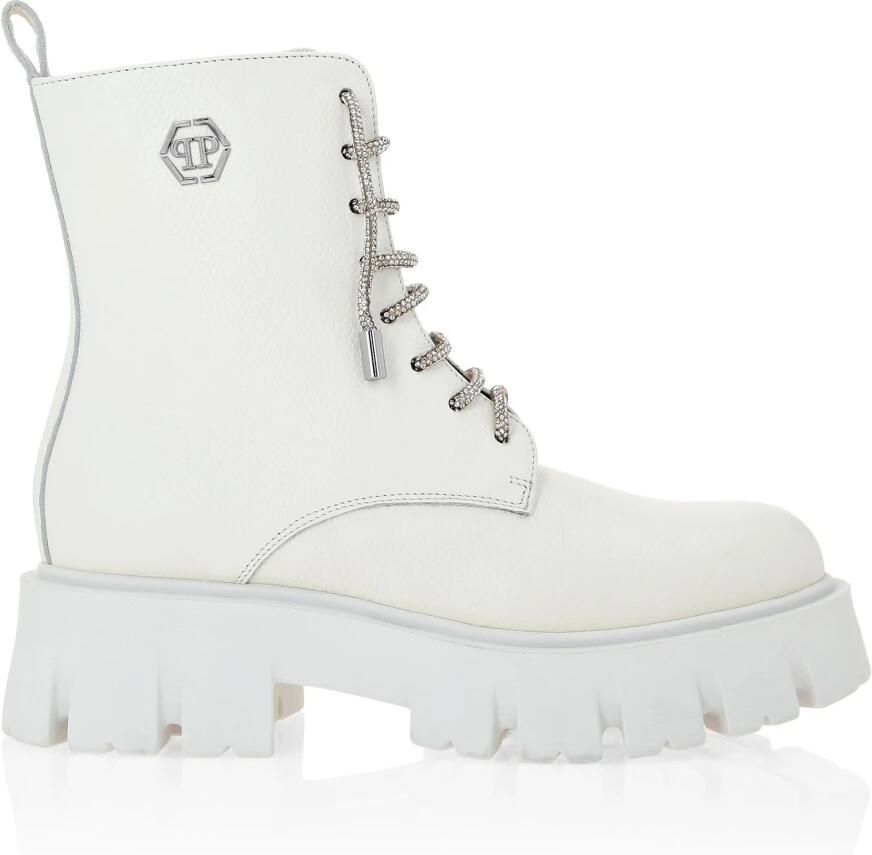 Philipp Plein Boots Mid Flat Hexagon