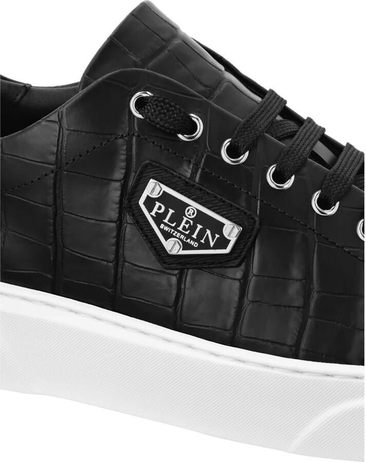 Philipp Plein Crocco Lo-Top Sneakers