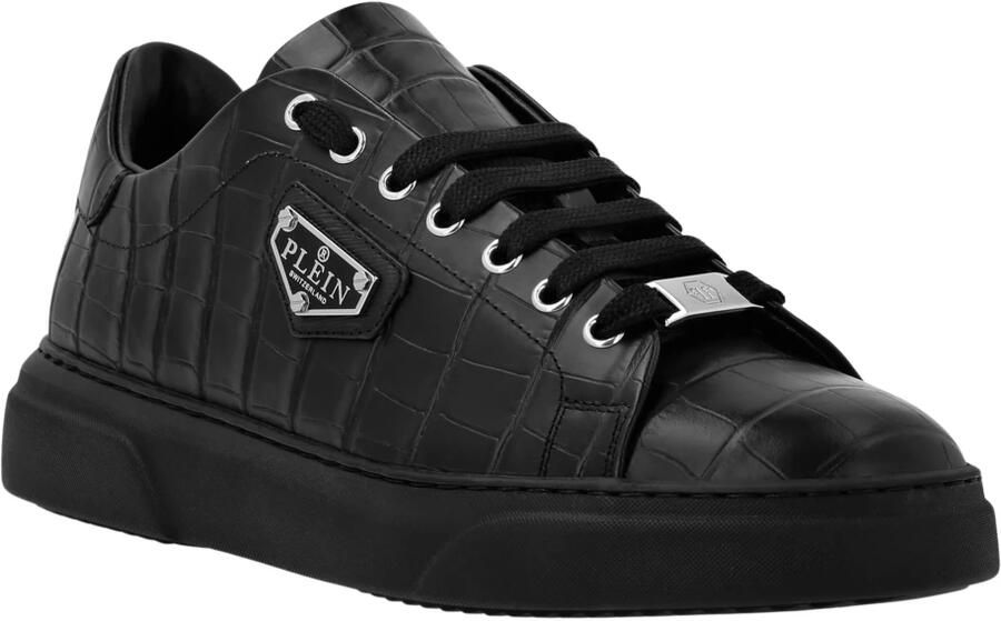 Philipp Plein Crocco Lo-Top Sneakers Iconic Plein