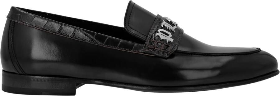 Philipp Plein Croco Printed Leather Loafers - Foto 2