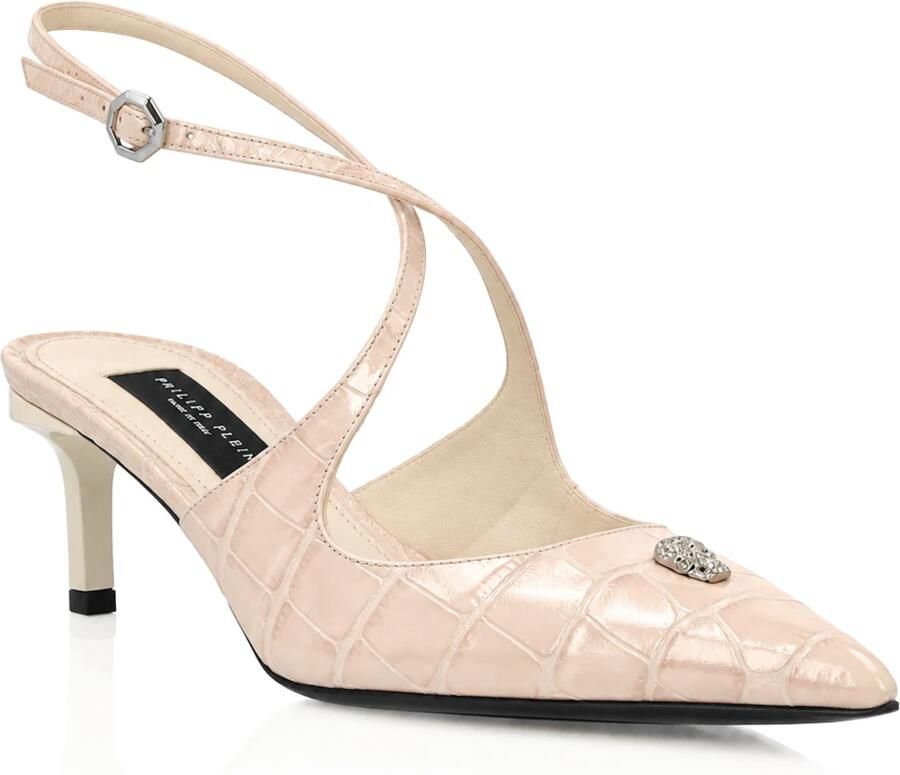 Philipp Plein Crossing Crocco-print Pumps - Foto 2