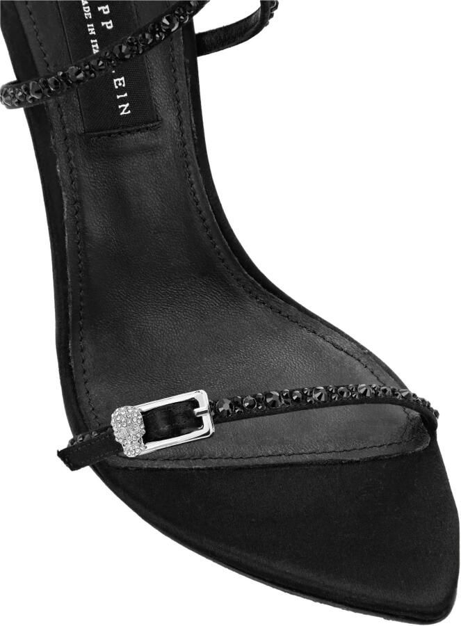 Philipp Plein Crossing High Heels Sandalen 12 Strass - Foto 2