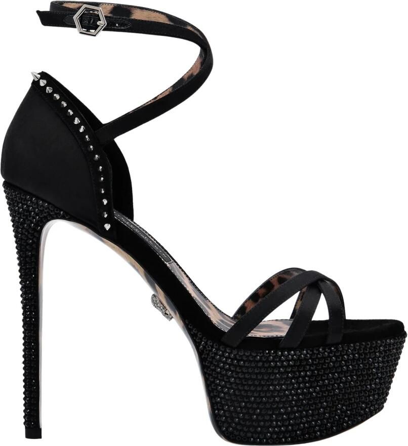 Philipp Plein Crystal Platform Sandals - Foto 2