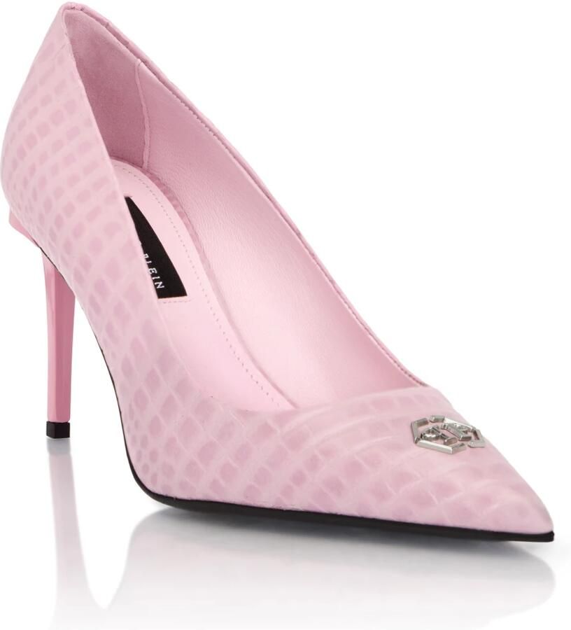 Philipp Plein Decollete Mid-Heels 9 Cocco Hexagon - Foto 2
