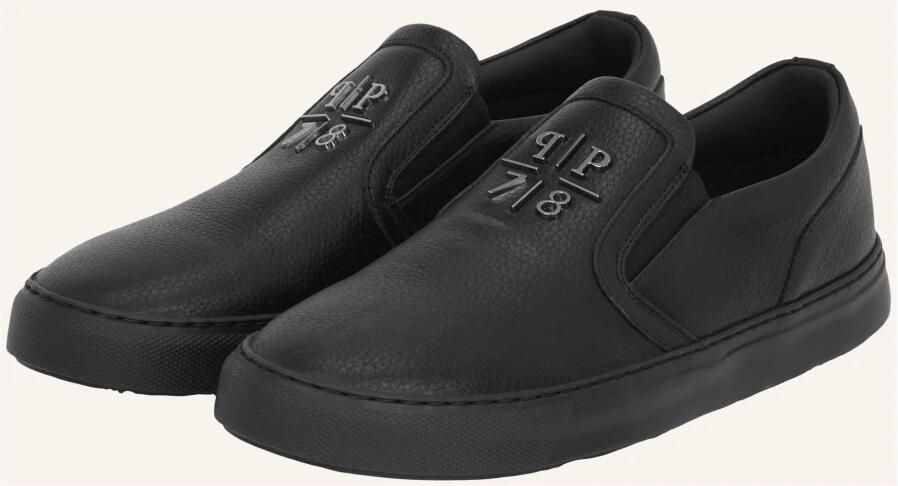 Philipp Plein Deer Print Leather Slip On - Foto 4
