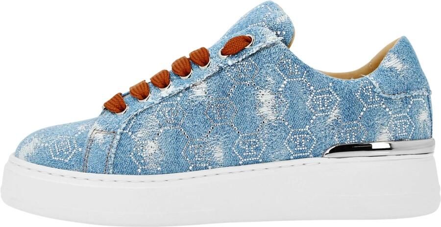 Philipp Plein Stijlvolle Sneakers voor Mannen Blue Dames