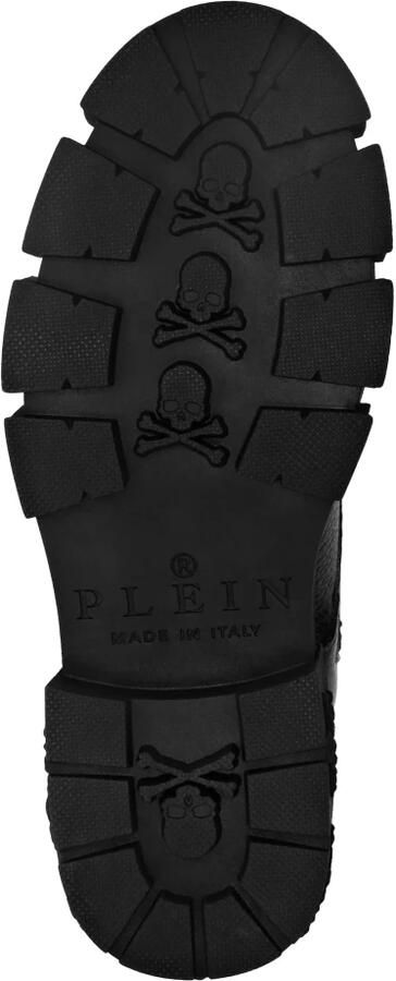 Philipp Plein Embossed Leather Boots Mid Flat - Foto 2