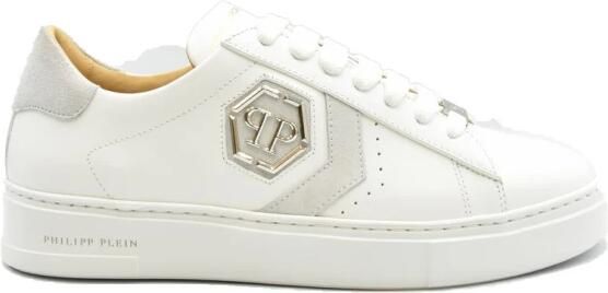 Philipp Plein Arrow Force Sneakers Plain Lace Closure White Heren - Foto 5