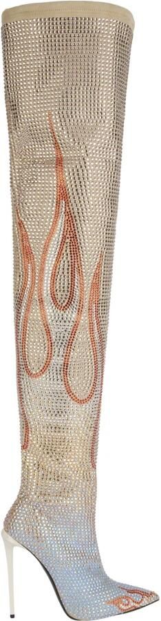 Philipp Plein Flame Over-knee Laarzen