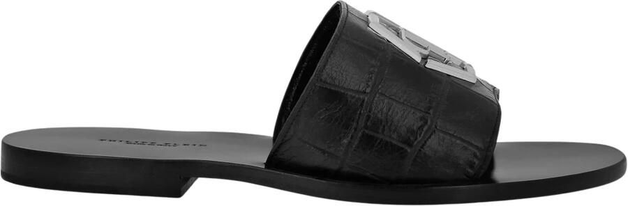 Philipp Plein Flat Crocco Printed Sandals - Foto 2