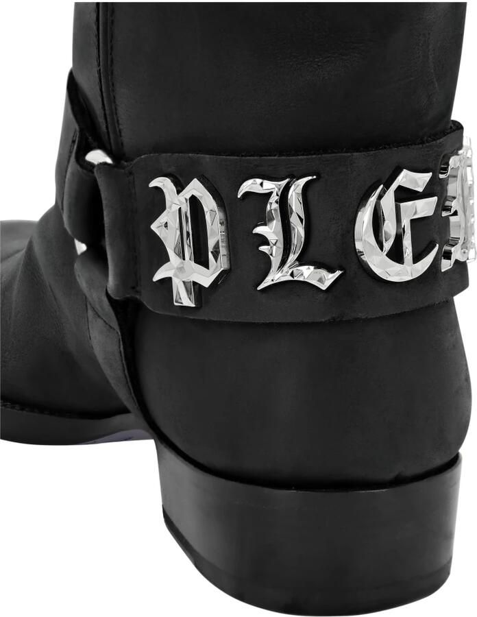 Philipp Plein Flat High Gothic Boot