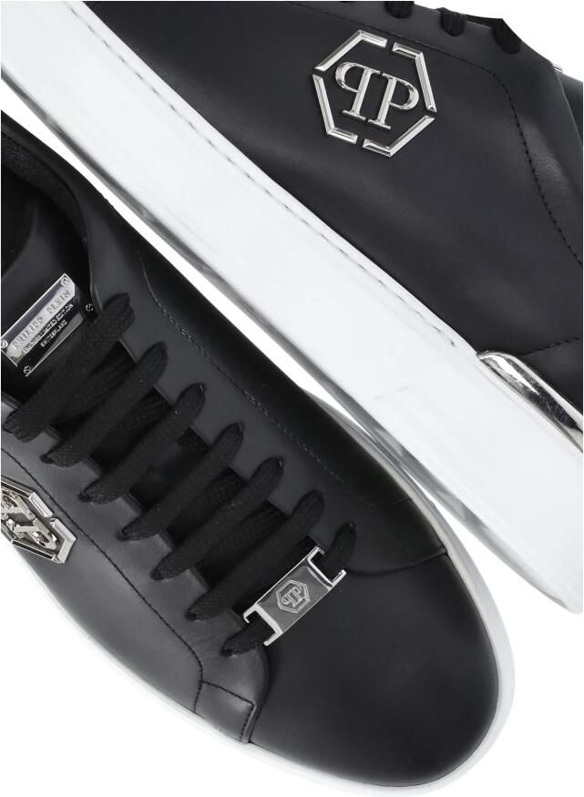 Philipp Plein Hexagon Low-Top Leren Sneakers - Foto 2