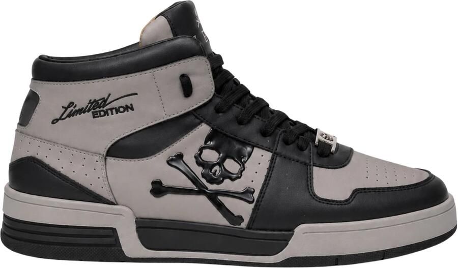 Philipp Plein Sneakers hoog 'Notorius' bruin zwart