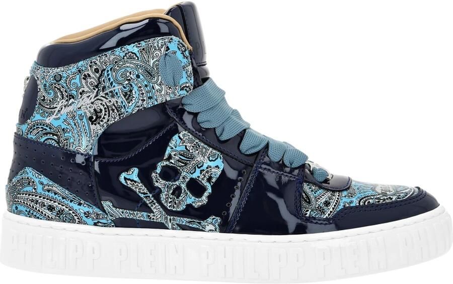 Philipp Plein Hi-Top Sneakers Paisley - Foto 2
