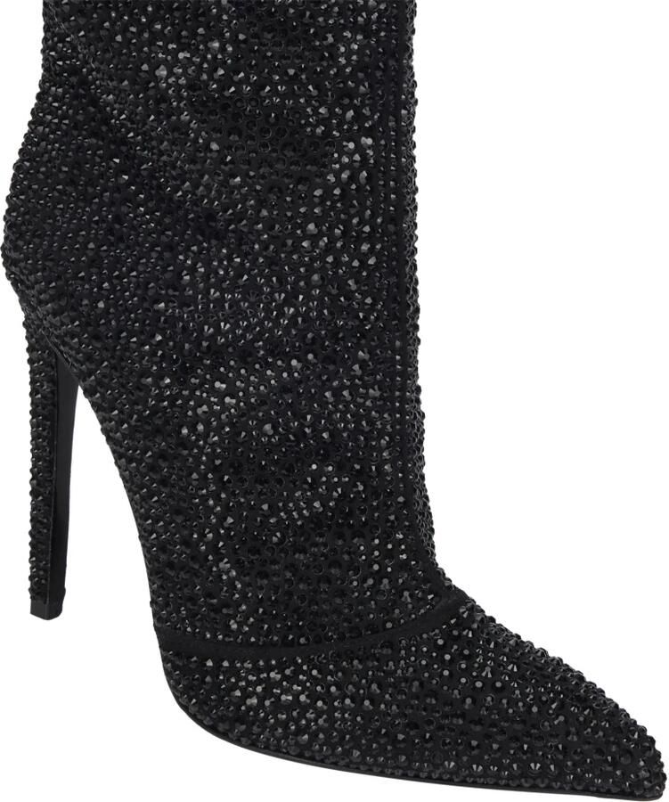 Philipp Plein High-Heel High Boots Mixed Strass Hexagon - Foto 2