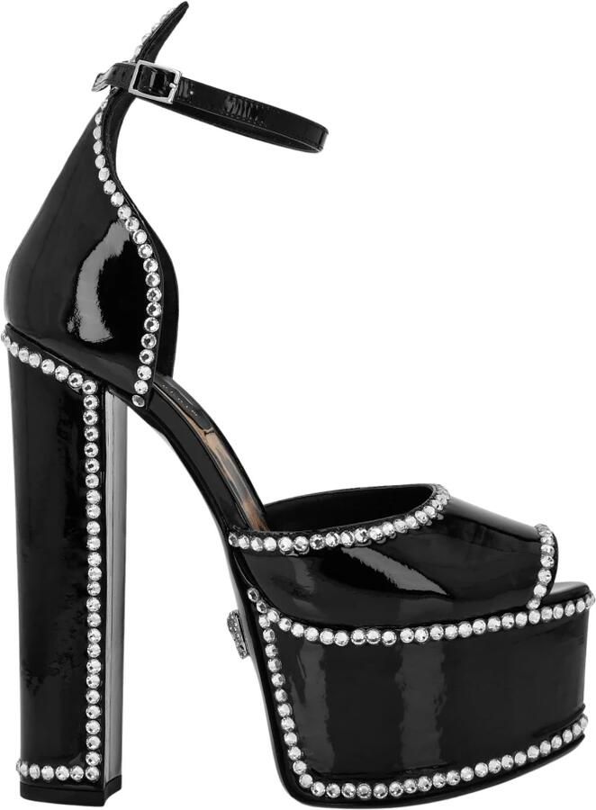 Philipp Plein Patenleren Platform Sandalen met Hoge Hakken - Foto 3