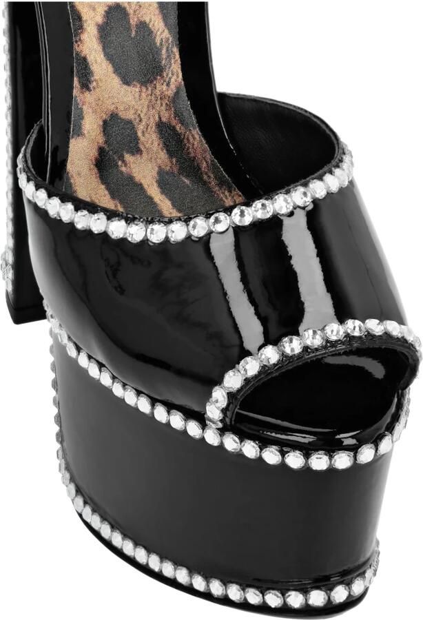 Philipp Plein Patenleren Platform Sandalen met Hoge Hakken