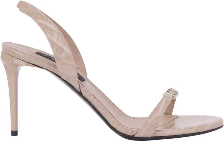 Philipp Plein Hoge Hak Sandalen Hexagon 9