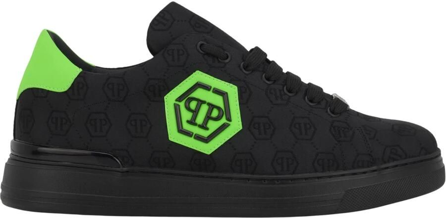 Philipp Plein Jacquard Monogram Low-Top Sneakers