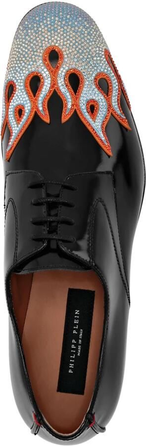 Philipp Plein Lace Up Shoes Strass Flame - Foto 2