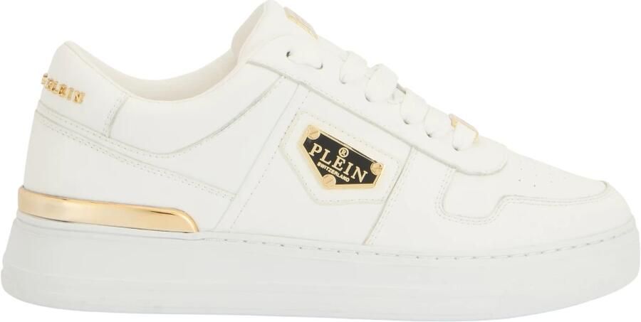 Philipp Plein Sneakers laag goud wit