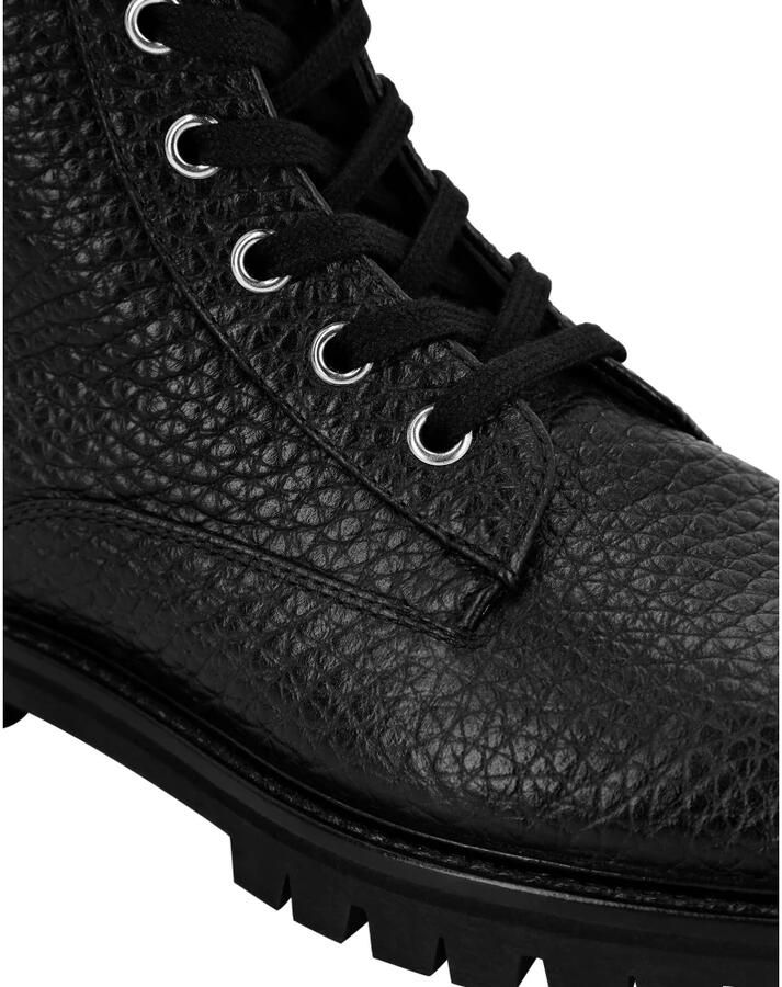 Philipp Plein Leren Laarzen Laag Plat Sterren Studs