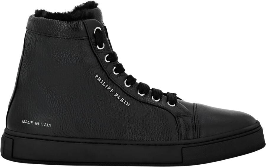 Philipp Plein Leather Hi-Top Sneakers Big Bang