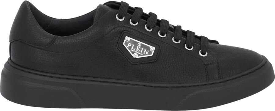 Philipp Plein Leather Lo-Top Sneakers Iconic Plein - Foto 2