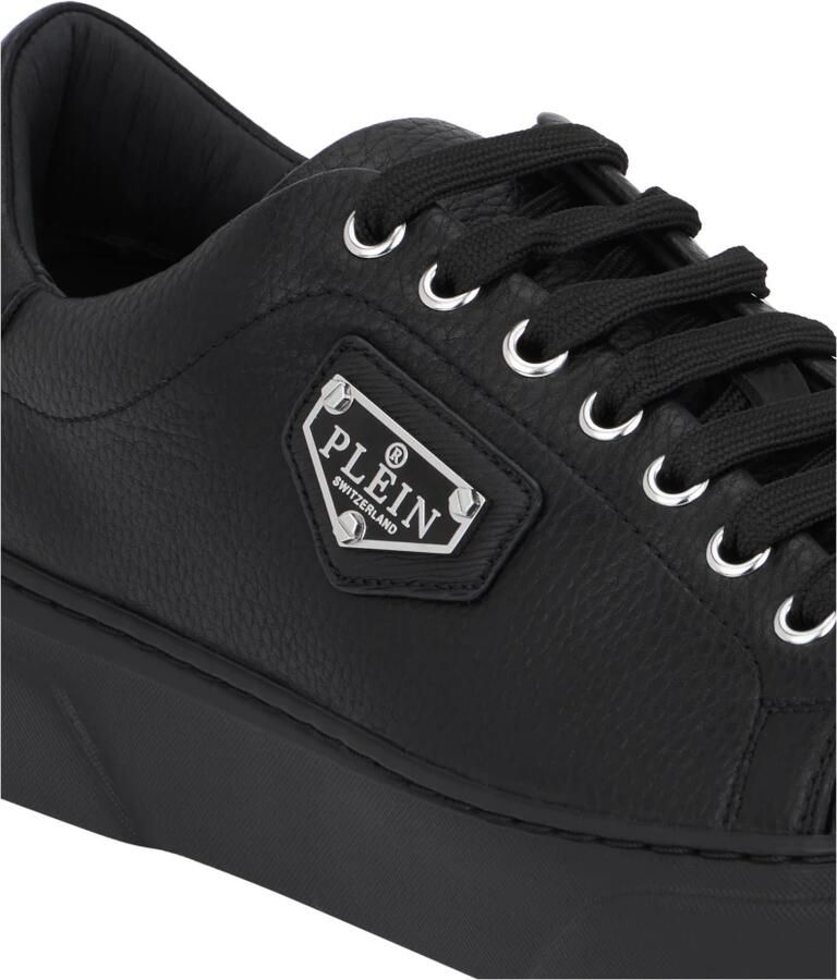 Philipp Plein Leather Lo-Top Sneakers Iconic Plein
