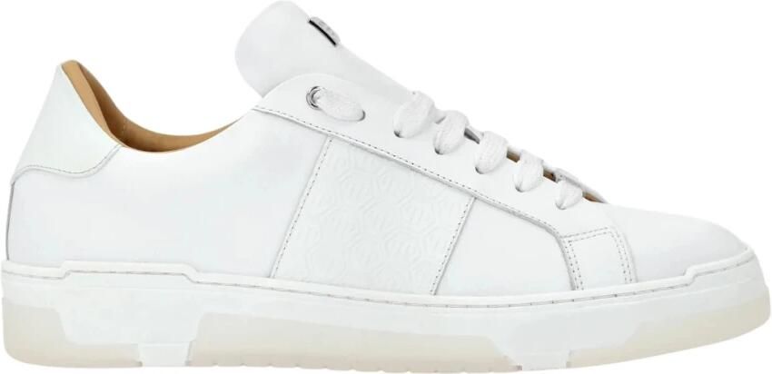 Philipp Plein Leather Lo-Top Sneakers Monogram