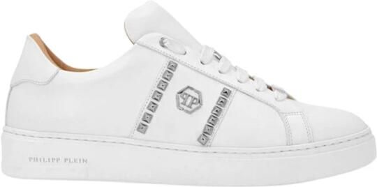 Philipp Plein Leather Lo-Top Sneakers Studs - Foto 3