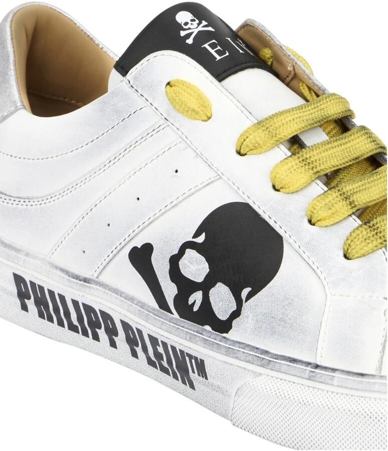 Philipp Plein Leather Low-Top Sneakers Retrokickz TM