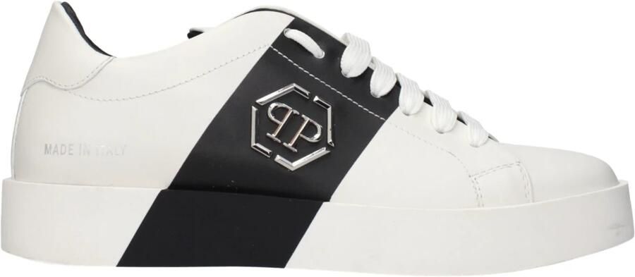 Philipp Plein Leren sneakers voor heren Wit Heren - Foto 3