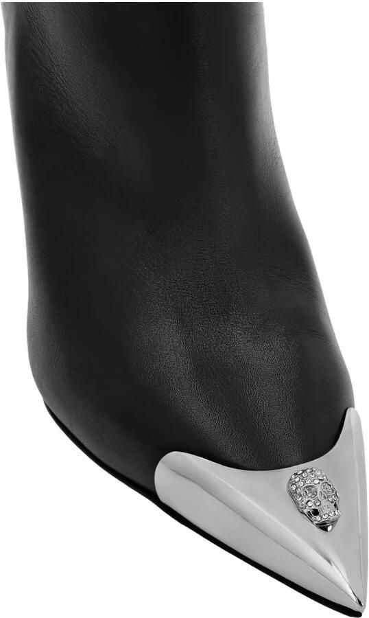 Philipp Plein Leren Laarzen Hoge Hakken Hoog - Foto 2