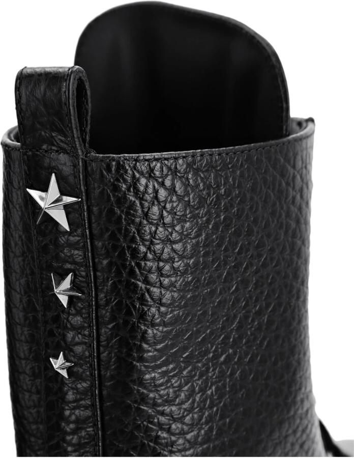 Philipp Plein Leren Laarzen Laag Plat Sterren Studs - Foto 2