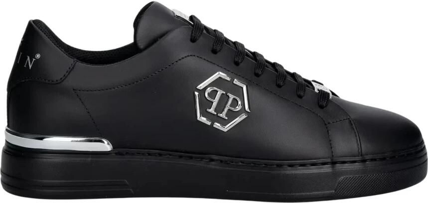 Philipp Plein Hexagon Lo-Top Sneaker Zwart
