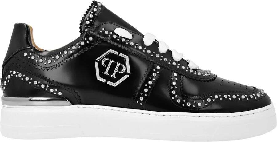 Philipp Plein Leren Lo-Top Sneakers