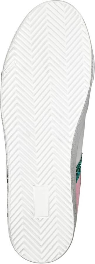 Philipp Plein Leren Lo-Top Sneakers Skull met Kristallen