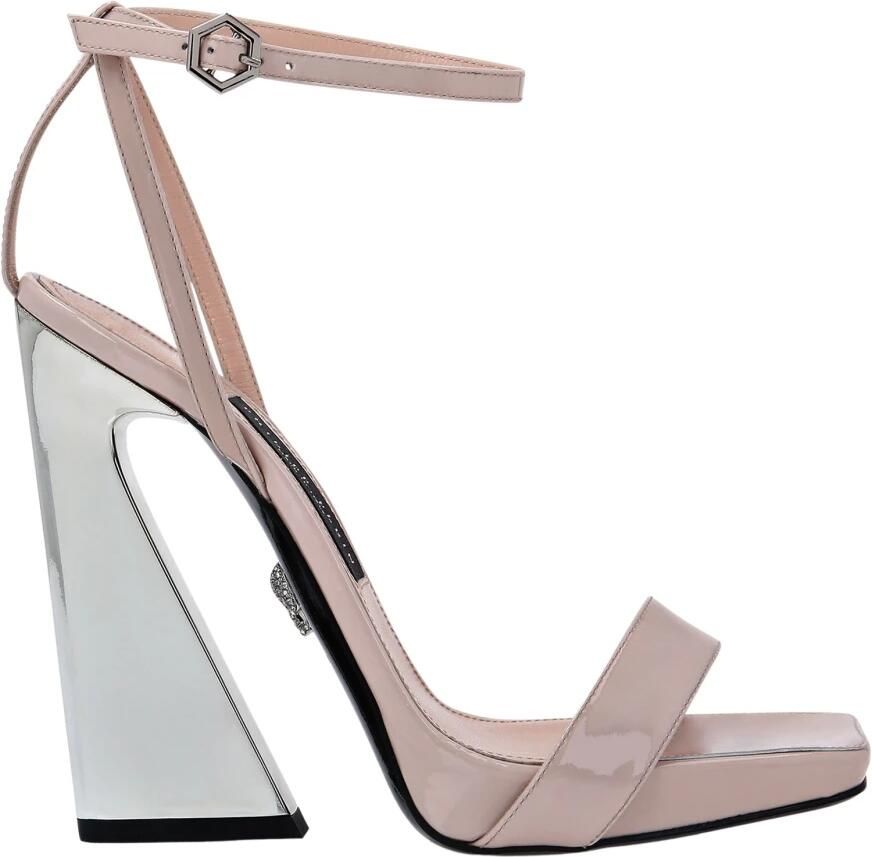Philipp Plein Leren Sandalen Hoge Hakken