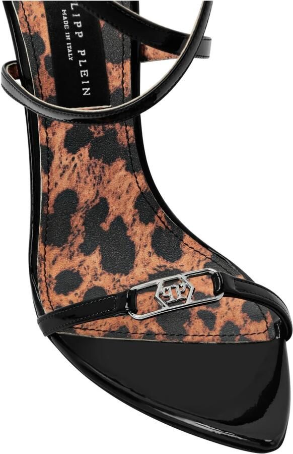 Philipp Plein Leren Sandalen met Hoge Hakken