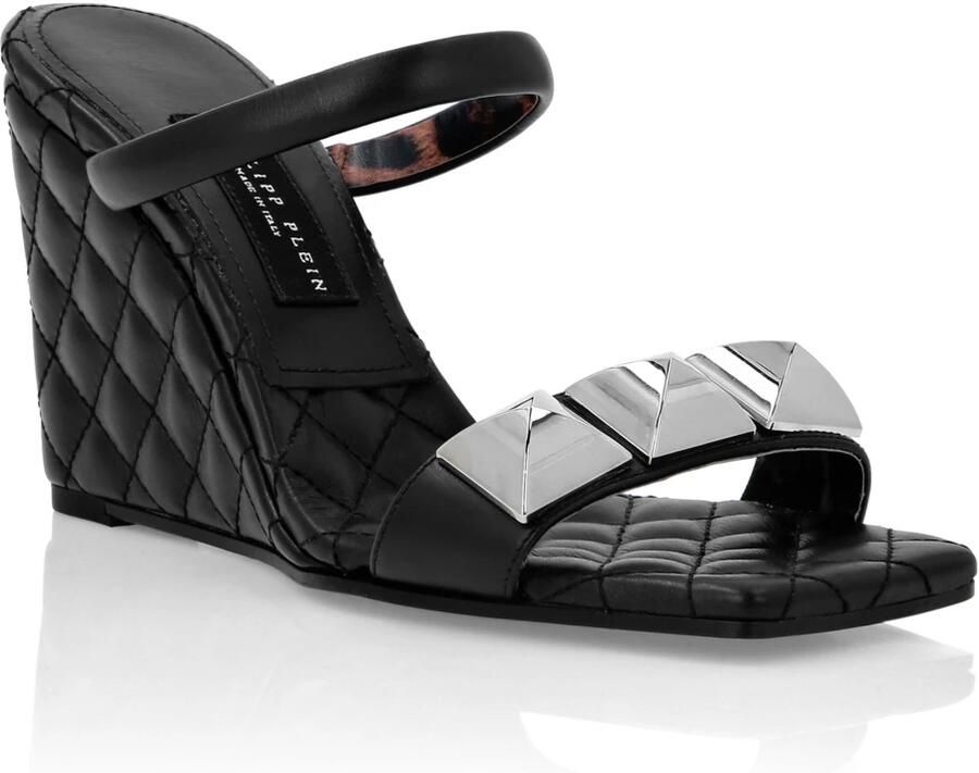 Philipp Plein Matelassé Wedge Sandals - Foto 2
