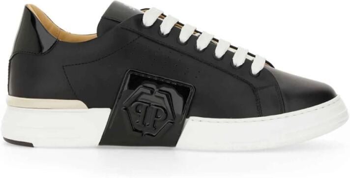Philipp Plein Leren sneaker met logo