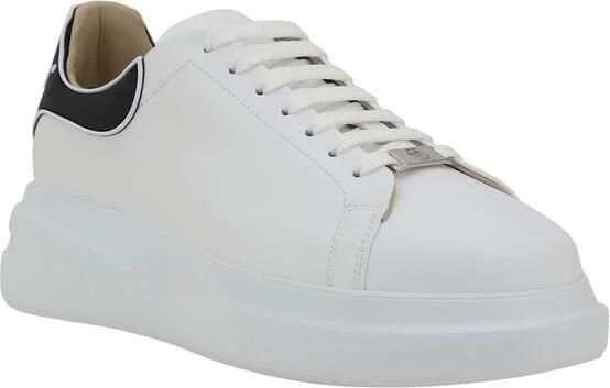 Philipp Plein Iconische Monogram Leren Sneakers met Gestructureerde Zool White Heren