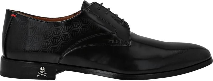Philipp Plein Leren Veterschoenen Monogram