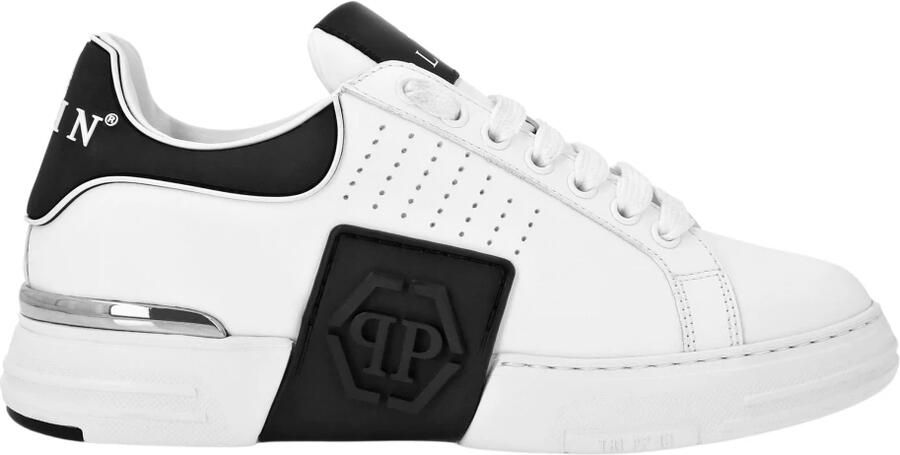 Philipp Plein Witte Sneakers met Chunky Sole