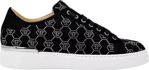 Philipp Plein Lo-Top Suede Monogrammed Sneakers - Foto 2