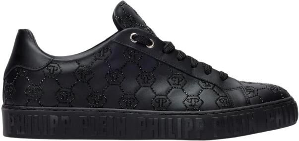 Philipp Plein Low-Top Carson Monogram Strass Sneakers