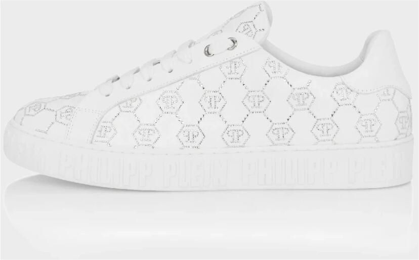 Philipp Plein Low-Top Carson Monogram Strass Sneakers - Foto 2