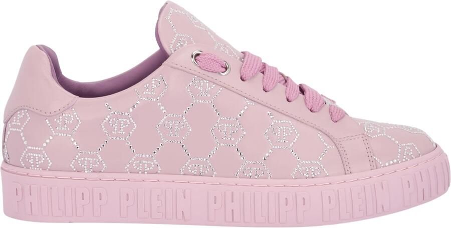 Philipp Plein Low-Top Sneakers Carson Monogram Strass