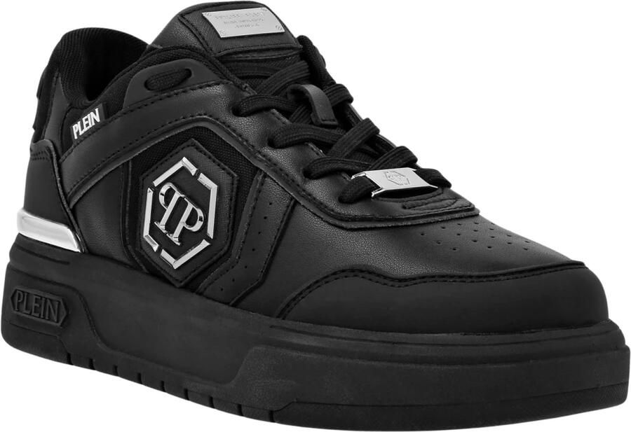 Philipp Plein Sneakers laag ' Predator ' zwart zilver